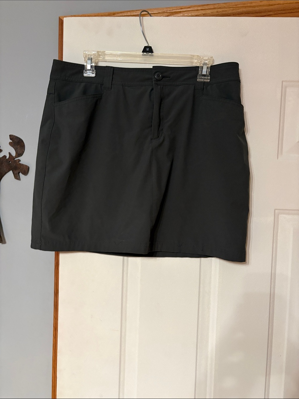 Black Women's Casual Stretch Skort